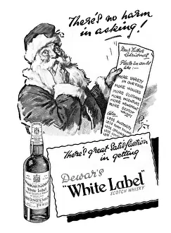 Dewar: Santa in Dewar's White Label advert