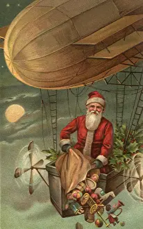 Dirigible: Santa in Dirigible