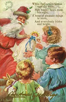 Bowley: Santa handing out gifts