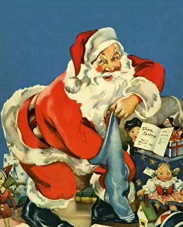 Bends: Santa Leaving Toys
