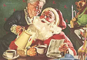 Santas: Santa and Mrs. Claus