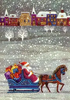 Snowstorm: Santa Passes Town