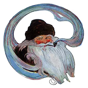 Willcox: Santa with Pipe, Smoke