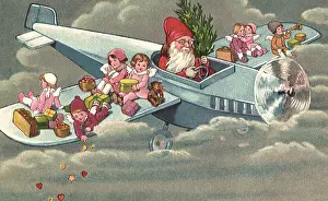 Scattered: Santa, Plane, Kids
