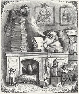 Nast: Santa Reads a Letter