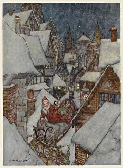 Donner: SANTA & SLEIGH/ROOFTOPS