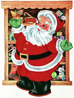 Flung: Santa and Toy Shelves