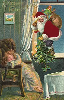 Windowsill: Santa on Windowsill