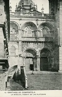 Puerta: Santiago de Compostela - Basilica, Puerta de las Platerias