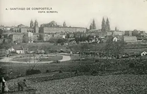 Compostela: Santiago de Compostela, Spain - General Panoramic View