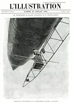 Lillustration: SANTOS DUMONT IN 1901
