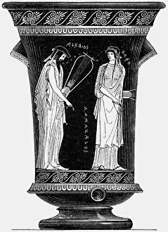 Lesbos: Sappho, circa 620 - circa 570 BC, Greek author