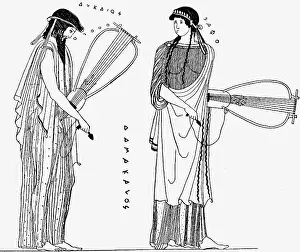 Lesbos: Sappho, circa 620 - circa 570 BC, Greek author