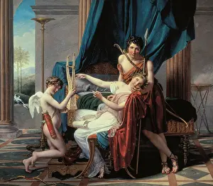 Sappho: Sappho and Phaon, by Jacques-Louis David
