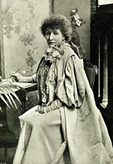 Sarah Bernhardt, French actress