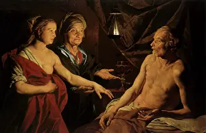 Matthias: Sarah Leading Hagar to Abraham