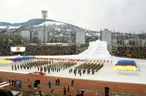 Sarajevo: Sarajevo, Yugoslavia. The opening ceremony of