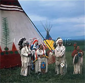 Teepees: SARCEE INDIAN RESERVE