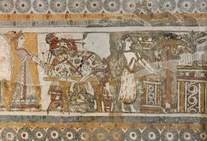 Palatial: Sarcophagus, Heraklion Archaeological Museum, Crete, Greece