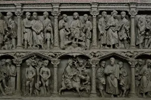 Forbidden: Sarcophagus of Junius Bassus. 359 AD. Detail