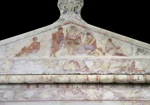 Larnaca: Sarcophagus, Larnaca District Museum, Larnaca, Cyprus