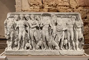 Sarcophagus: Sarcophagus, Praetorium, Circus, Tarragona, Catalonia, Spain