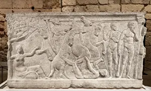 Sarcophagus: Sarcophagus, Praetorium, Circus, Tarragona, Catalonia, Spain