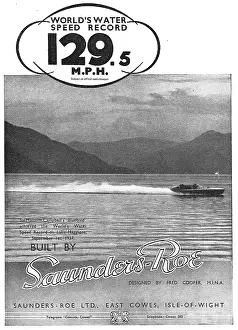Saro: SARO Built Sir Malcom Campbell's Bluebird