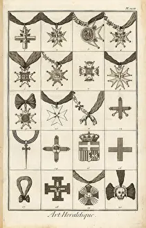 Brisson: Sash badges of orders of chivalry