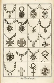 Brisson: Sash badges of orders of chivalry