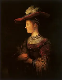 1642: Saskia, by Rembrandt