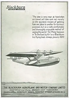 Sassoon: Sassoon Talks About Future Of Flying: Blackburn Iris Tour
