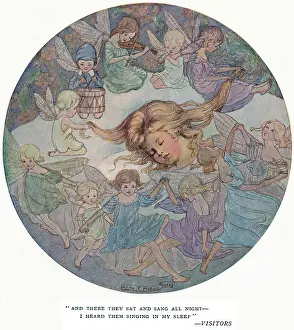 Fyleman: And there they sat and sang all night