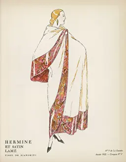 Sumptuous: SATIN & ERMINE CLOAK