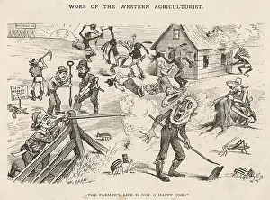 Agriculturalist: Satire Early US Farmer
