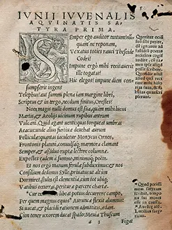 Leyden: Satires by Juvenal