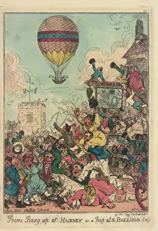 Bang: Satirical ballooning cartoon