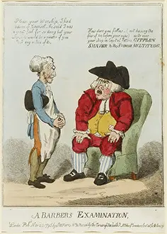 Magistrate: Satirical cartoon, A Barbers Examination