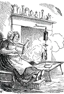 Becomes: A satirical cartoon commenting on the dire results
