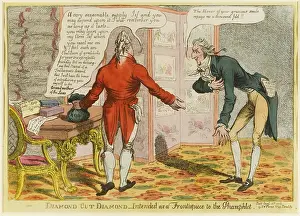 Pamphlet: Satirical cartoon, Diamond Cut Diamond