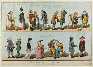 Vignettes: Satirical cartoon, The Effects of Disappointment