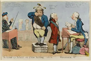 Dundas: Satirical cartoon, The Inside of a School