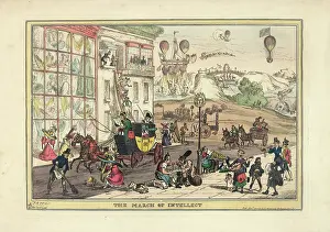 Harp: Satirical cartoon, The March of Intellect
