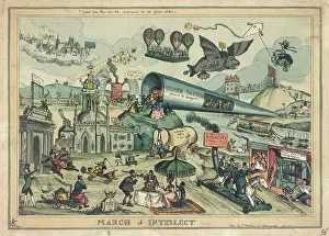 Linking: Satirical cartoon, March of Intellect
