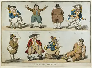 Foolish: Satirical cartoon, A New Dutch Exercise