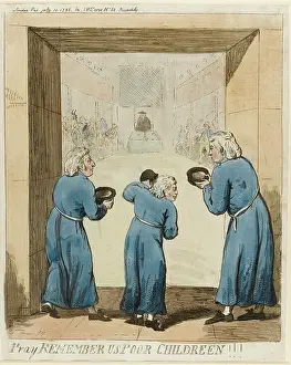 Debts: Satirical cartoon, Pray remember us poor Childreen!!!