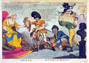 Overflowing: Satirical cartoon, Royal Recreation