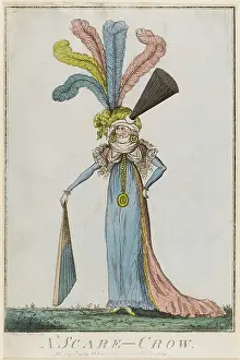 Scarecrow: Satirical cartoon, A scare-crow
