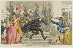 Scandal: Satirical cartoon, St. Martins in an Uproar