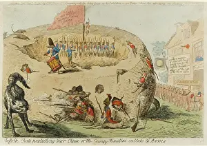 Fores: Satirical cartoon, Suffolk Rats protecting their cheese